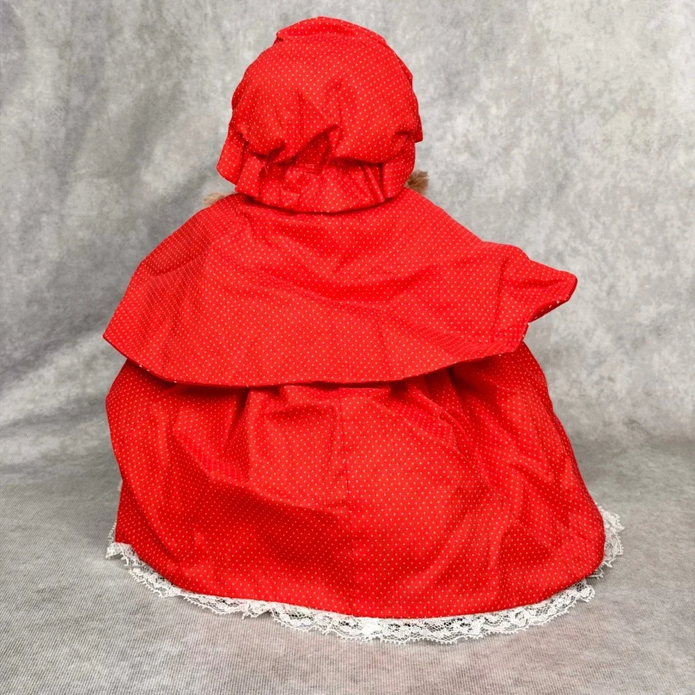 Vintage Topsy Turvy Reversible Doll Red Riding Hood Grandmother Wolf Handmade